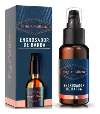 Serum engrosador de barba king c gillette de 50ml king c gillette cuidado de la barba serum engrosador fragancia king c gille