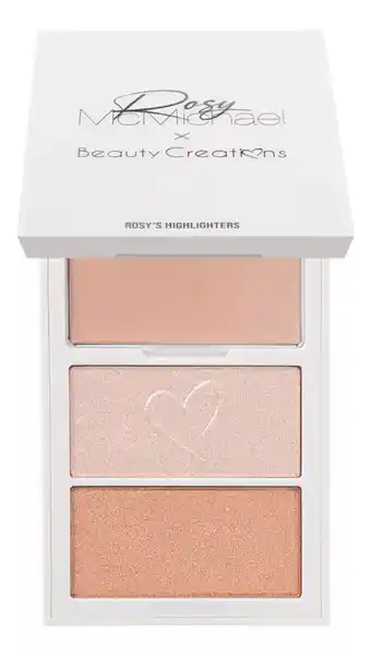 Paleta iluminador rosy mcmichael rosy's highlighters vol 2 tono del maquillaje contorno e iluminador