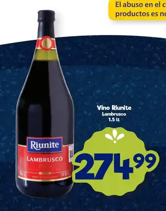Vino Riunite Lambrusco 1.5 lt