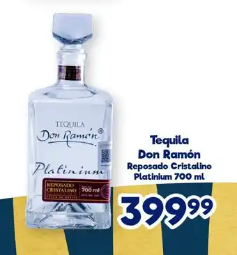 Tequila Don Ramón Reposado Cristalino Platinium 700 ml