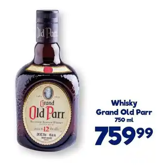S-Mart Whisky Grand Old Parr 750 ml oferta
