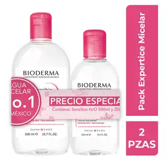 Farmacia San Pablo Bioderma sensibio h2o paquete de solución agua micelar oferta