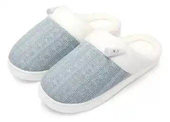 Mercado Libre Pantuflas de algodón peluche abrigadas cómodas mujer hombre oferta