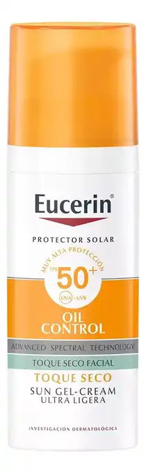 Mercado Libre Protector solar eucerin oil control fps 50+ facial seco 50ml oferta