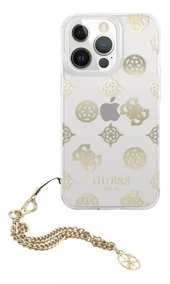 Mercado Libre Funda guess peony charm oro compatible con iphone 14 pro max oferta