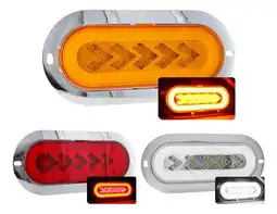 Mercado Libre Plafon 25 led ovalado flecha secuencial arillo gel 4 funci f oferta