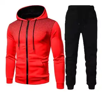 Conjunto deportivo para caballero sudadera y pants moda
