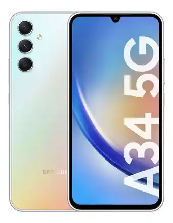 Mercado Libre Samsung galaxy a34 5g 5g 128 gb awesome silver 6 gb ram oferta