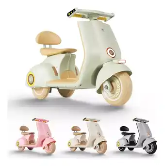 Mercado Libre Triciclo a batería para niños honey whale bdq-916 color verde claro oferta