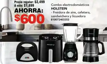 Combo electrodomésticos HOLSTEIN