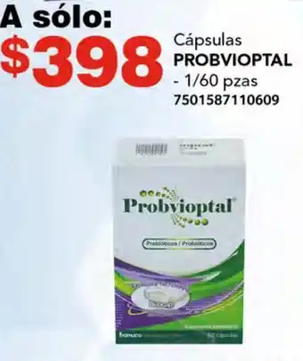 Cápsulas PROBVIOPTAL 1/60 pzas