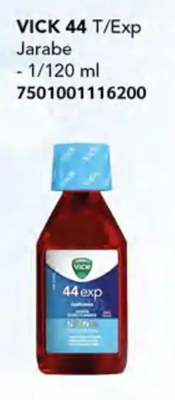 VICK 44 T/Exp Jarabe - 1/120 ml