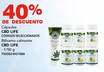 CBD LIFE Cápsulas - Bálsamo calmante - 1/90 g