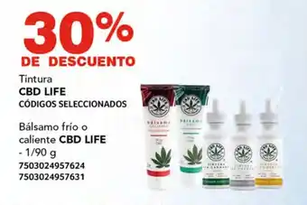 Soriana Híper CBD LIFE Tintura - Bálsamo frío o caliente - 1/90 g oferta