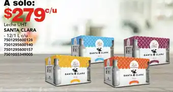 Soriana Híper Leche UHT SANTA CLARA oferta