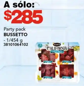 Party pack BUSSETTO 1/454g
