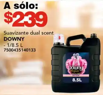 Soriana Híper Downy Suavizante dual scent 1/8,5L oferta