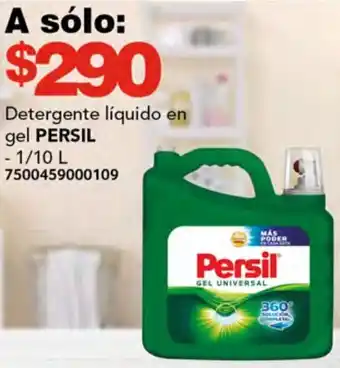 Soriana Híper PERSIL Detergente líquido en gel 1/10L oferta