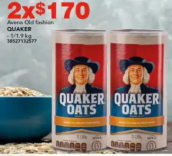 Avena Old fashion QUAKER 1/1.9kg