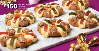 Soriana Híper Mini rosca de reyes 6 piezas oferta