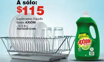 AXIÓN Lavatrastes líquido limón 1/2,8L