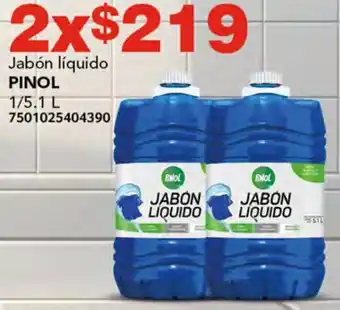 Soriana Híper PINOL Jabón líquido 1/5.1L oferta