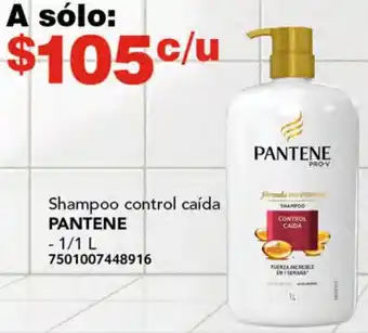 Soriana Híper Shampoo control caída PANTENE 1/1L oferta