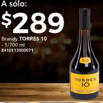 Brandy TORRES 10 1/700ml