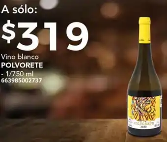Soriana Híper Vino blanco POLVORETE 1/750ml oferta
