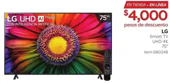Costco LG Smart TV UHD 4K oferta