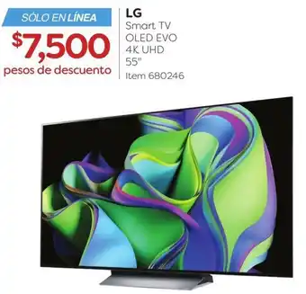 Costco LG Smart TV OLED EVO 4K UHD 55" oferta
