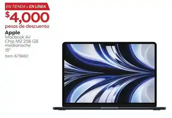 Costco Apple Macbook Air Chip M2 256 GB medianoche 13" oferta