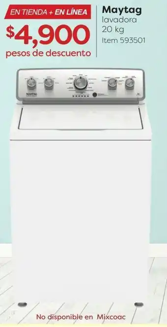 Costco Maytag lavadora 20 kg oferta