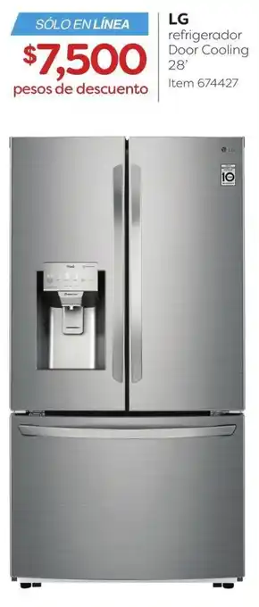 Costco LG refrigerador Door Cooling 28' oferta