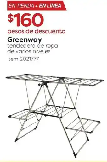 Costco Greenway tendedero de ropa de varios niveles oferta