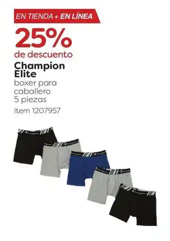 Champion Elite boxer para caballero 5 piezas