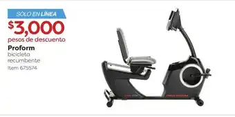 Costco Proform bicicleta recumbente oferta