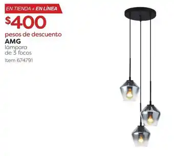 Costco AMG lámpara de 3 focos oferta