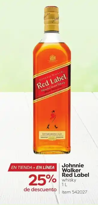 Costco Johnnie Walker Red Label whisky 1L oferta