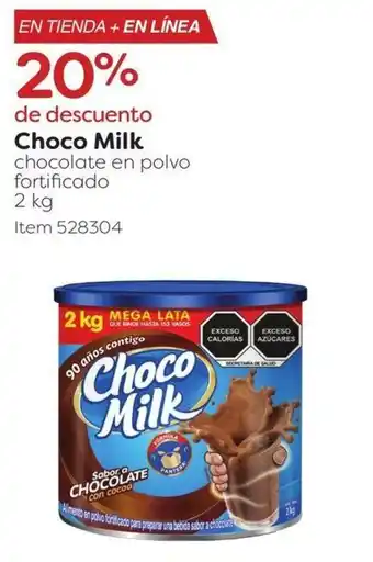 Costco Choco Milk chocolate en polvo fortificado 2kg oferta