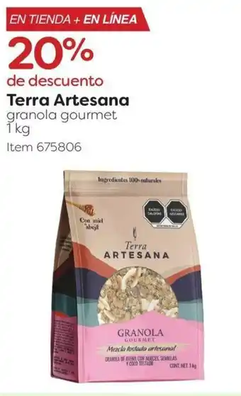 Costco Terra Artesana granola gourmet 1kg oferta