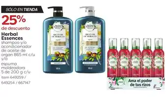 Costco Herbal Essences shampoo y/o acondicionador de aceite de argan 865 ml c/u y/o oferta
