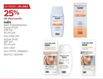 Isdin Fotoprotector Fusion Fluid FPS 50+ 50 ml y/o