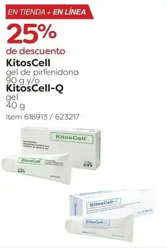 KitosCell gel de pirfenidona 90 gy/o KitosCell-Q gel 40g