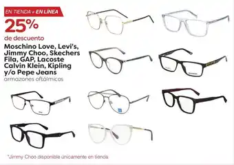 Costco Moschino Love, Levi's, Jimmy Choo, Skechers Fila, GAP, Lacoste Calvin Klein, Kipling y/o Pepe Jeans oferta