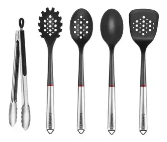 Mercado Libre Juego de 5 utensilios de cocina cuisinart ctg-00-5fpres color rojo oferta
