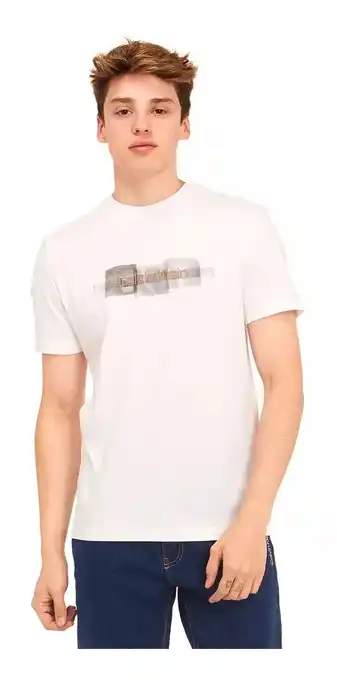 Mercado Libre Playera calvin klein en algodón manga corta para hombre oferta