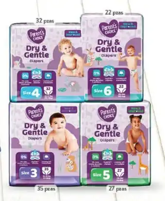 Walmart Variedad de pañales desechables Parent's Choice Tallas 3-6 oferta