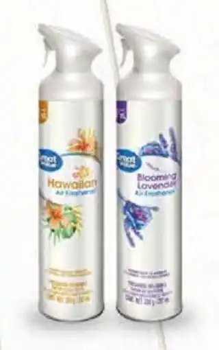 Walmart Variedad de aromatizantes en aerosol Great Value 250 g oferta