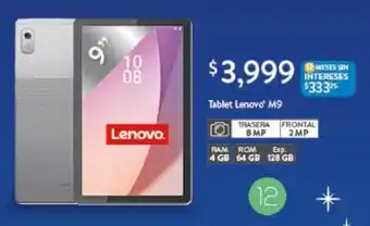 Walmart Tablet Lenovo M9 oferta